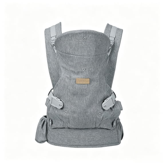 Baby Carrier for Newborn to Toddlers 0-48 Months (7-40 lbs) - Carrier with Ergonomic Support, Storage Pockets, and Sun Hood