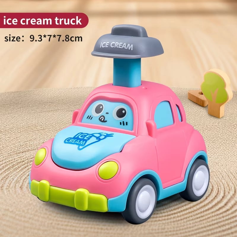Baby Cartoon Car Toys Toddler Press and Go Car Toy Children Early ...