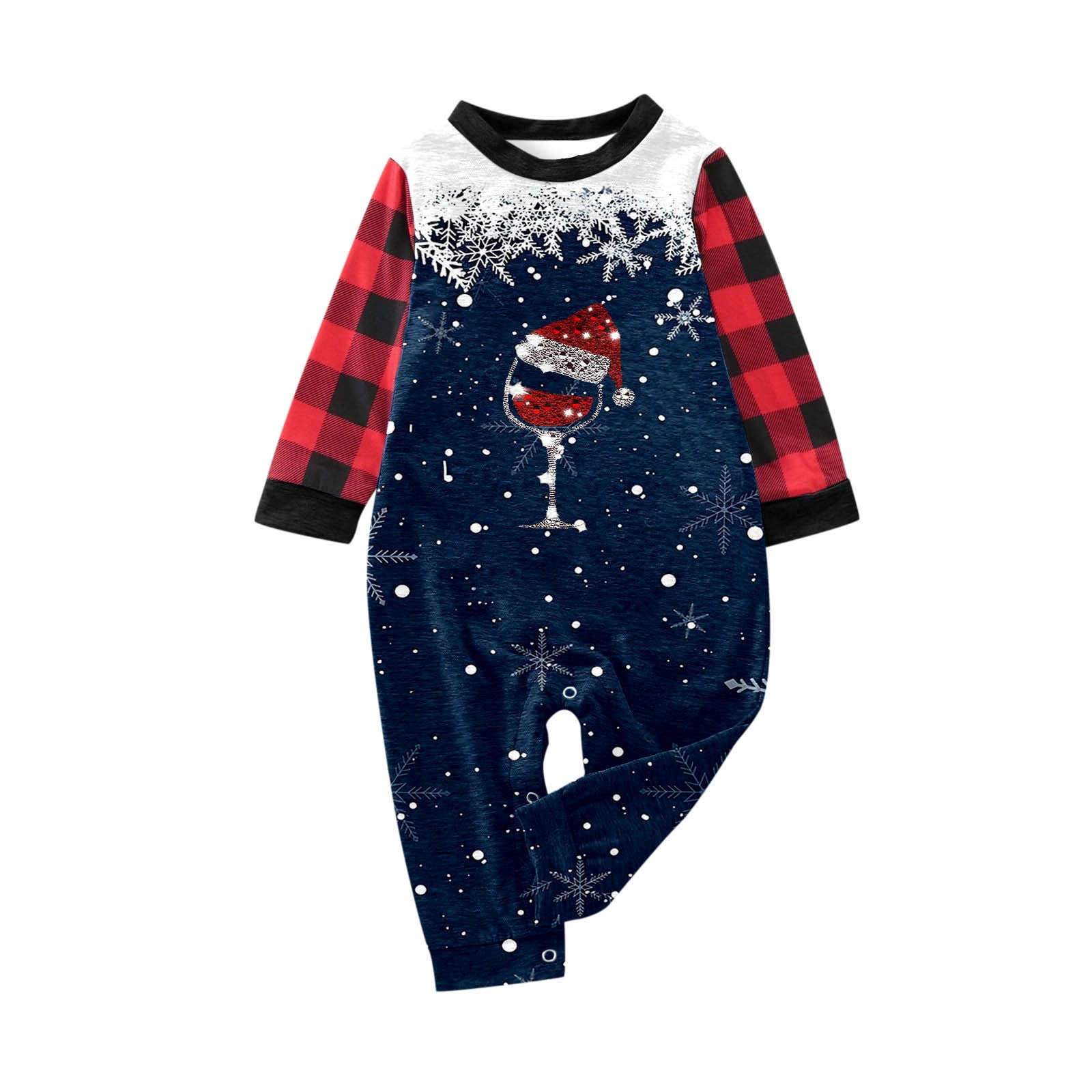 Baby Casual Christmas Parent And Child Wear Funny Printed Pajamas Set