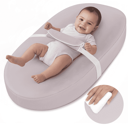 Baby Changing Pad, Caveen Baby Changing Station for Diaper Change and Dresser, with Waterproof Wipe-Clean PU Cover and Non-Slip Bottom, Portable