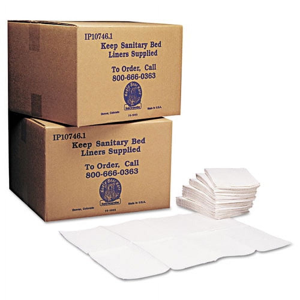 Baby Changing Station Sanitary Bed Liners, 13 x 19, White, 500/Carton Baby Changing Station Sanitary Bed Liners, 13 x 19, White, 500/Carton
