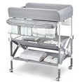 Baby Changing Table, Portable Diaper Changing Station with Safety Belt