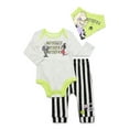 thumbnail image 1 of Baby Character Halloween Long-Sleeve Bodysuit, Pants, and Bib Outfit Set, 3-Piece, Sizes Newborn-12 Months, 1 of 5