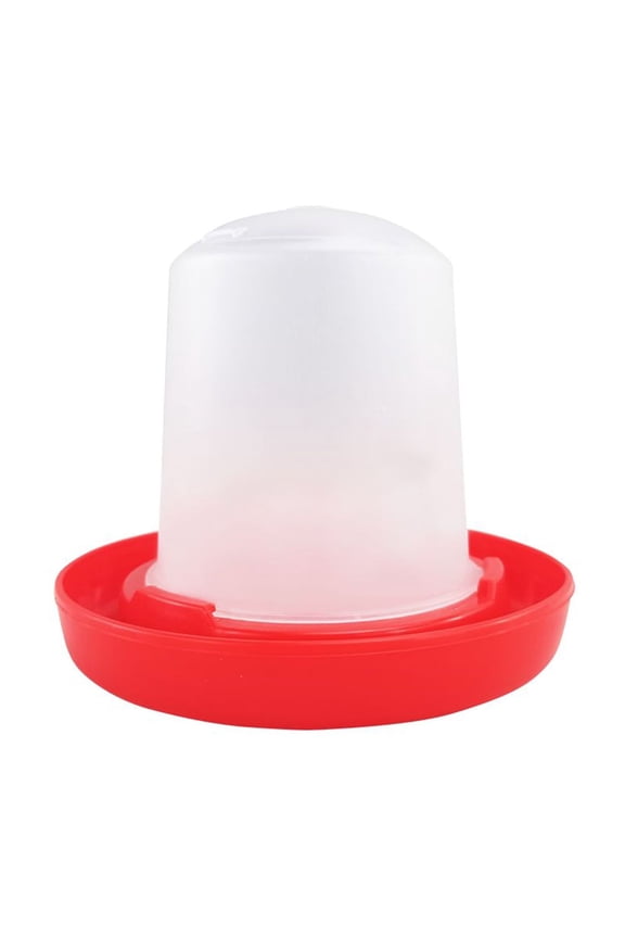 Baby Chick Feeder Waterer Kit for Poultry Feeding for Up to 6 Chicks Safe Plastic Easy to Clean Practical for Brooder