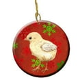 thumbnail image 1 of Baby Chick Red Snowflakes Holiday Christmas Ceramic Ornament, 2.81 Dia, 1 of 1