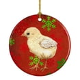 thumbnail image 1 of Baby Chick Red Snowflakes Holiday Christmas Ceramic Ornament SB3130CO1, 1 of 3