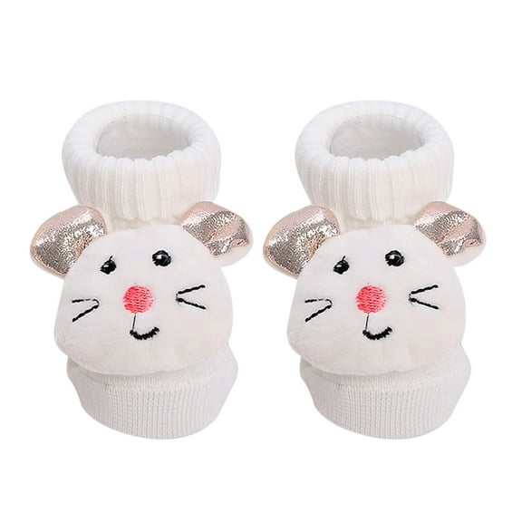 Baby Christmas Socks Toddler Boys Girls Children Socks Soft Sole Non Slip Toddler Shoes Socks Princess Socks Floor Socks