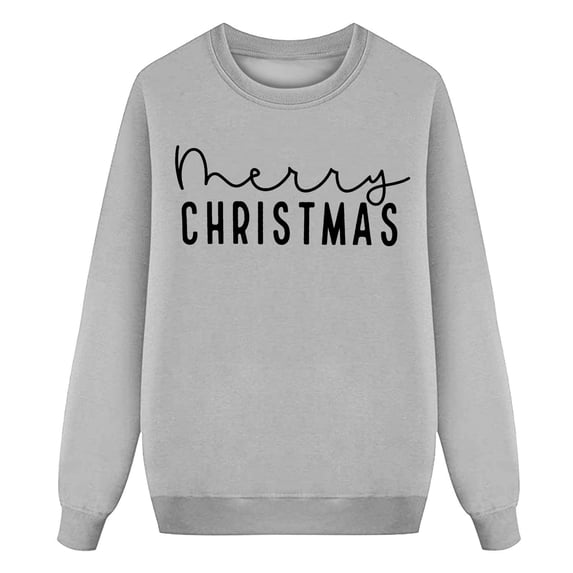 Baby Christmas Sweatshirt,Letter Print Christmas Patterns Pullover Sweatshirt with Pocket Crew Neck Xmas Sweatshirt Christmas Clothing 4-5 Years