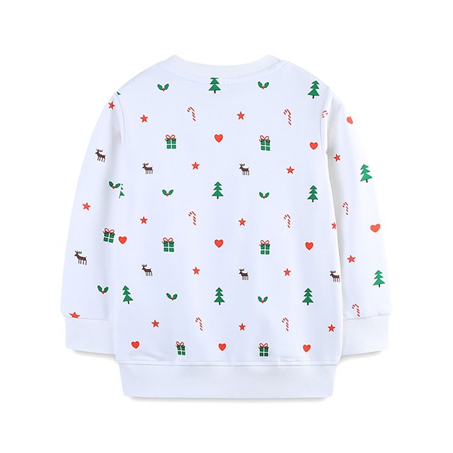 Baby Christmas Sweatshirt Christmas Prints Oversized Crewneck Long