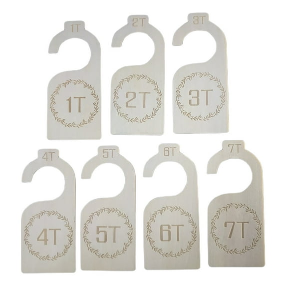 Baby Closet Size Dividers Hanging Closet Divider Home Nursery Decoration Baby Clothes Organizer Mom Gifts Closet Divider