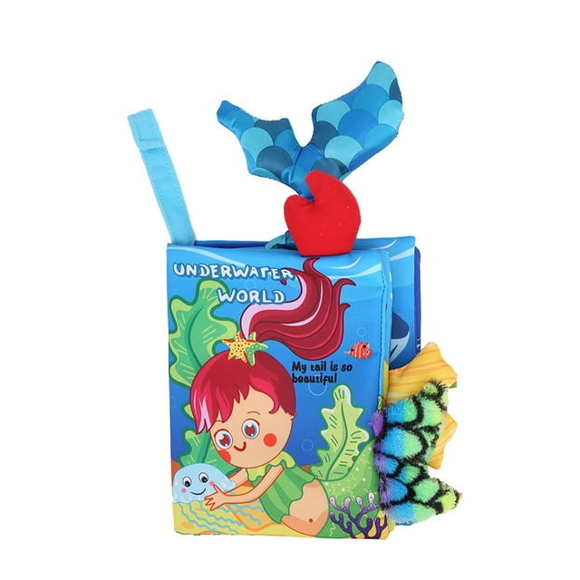 Baby Cloth Book TearResistant Animal Tail Books Early Development