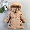 thumbnail image 1 of Baby Clothes Baby Girl Jacket Autumn Winter Fashion Hooded Long Coat Thick Jacket For Outerwear Baby Girl WarmJjacket, 1 of 6