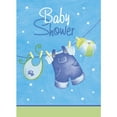 thumbnail image 1 of Baby Clothes Blue Invitations (8 ct), 1 of 1