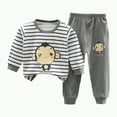 thumbnail image 1 of Baby Clothes Boy Boys Spring Fall Animal Long Sleeve Elastic Waist 0 6 12 18 24 Months 2T 3T Everyday Outfit Set 2PCS, 1 of 4