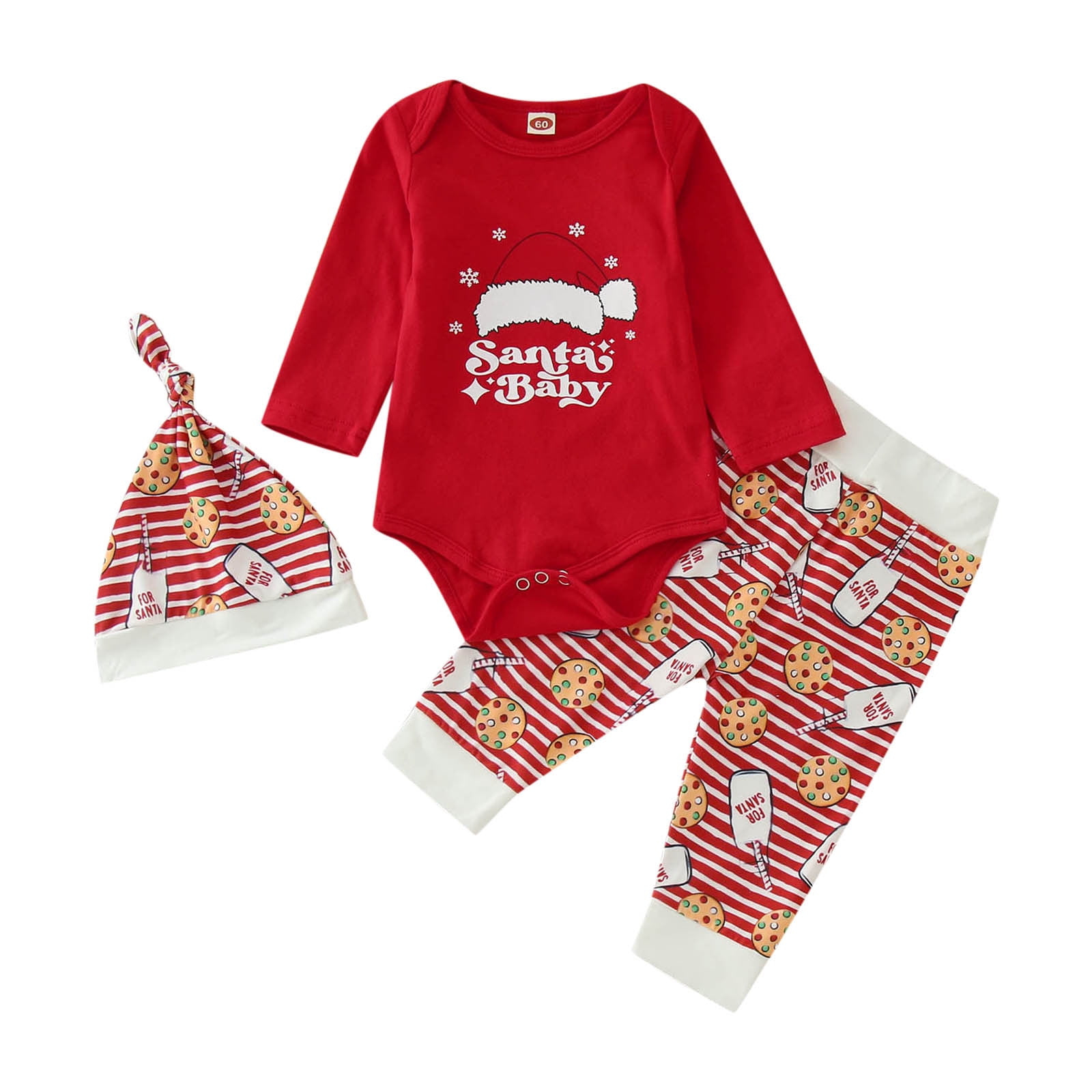 Baby Clothes Infnat Boys Girls Christmas Winter Long Sleeve Cartoon