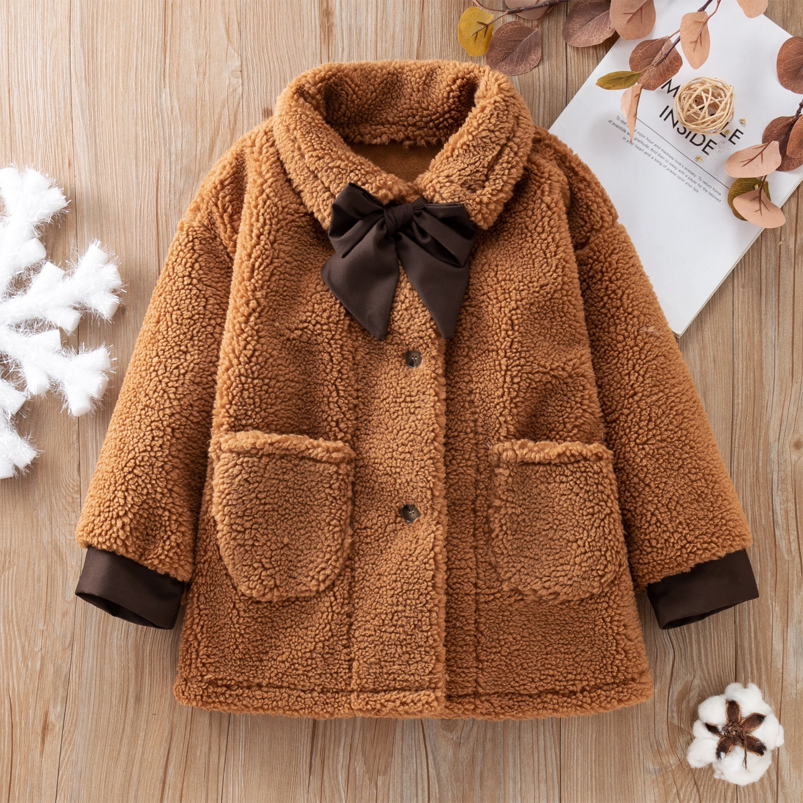 Baby Clothes Outdoor Outerwear Boys Thick Fleece Toddler Warm Windproof