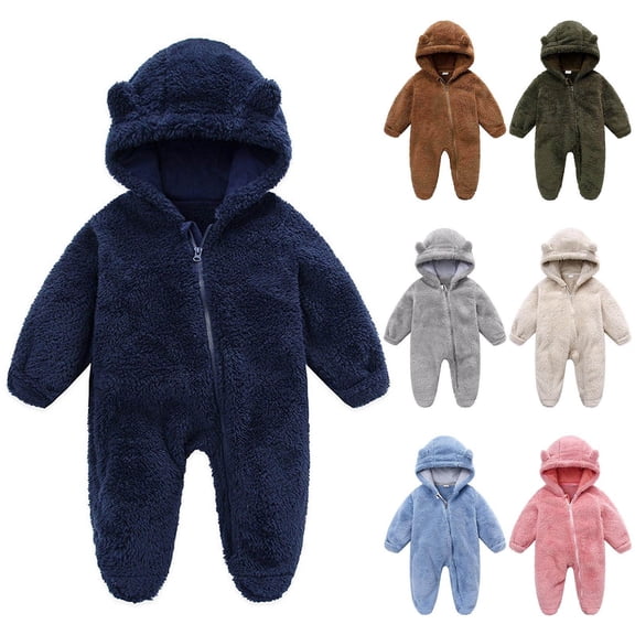Baby Clothes Winter Snowsuit Cute Bear Suit Newborn Infant Coats Toddler Bodysuits Jumpsuit for Baby Boys Girls