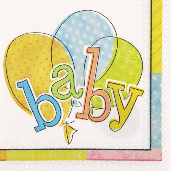 Various Multiple Color Napkins, 16 Count