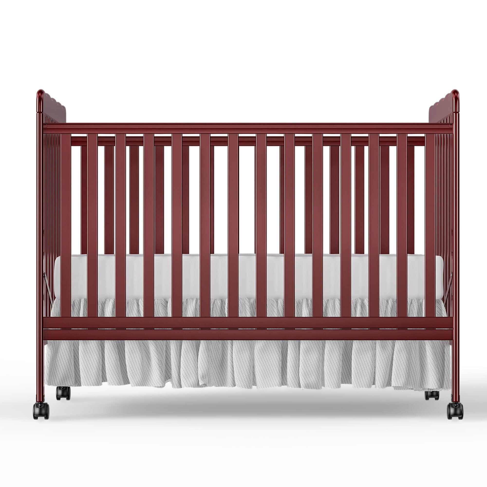 Baby Convertible Crib 3 In 1, Converts from Baby Crib to Toddler Bed