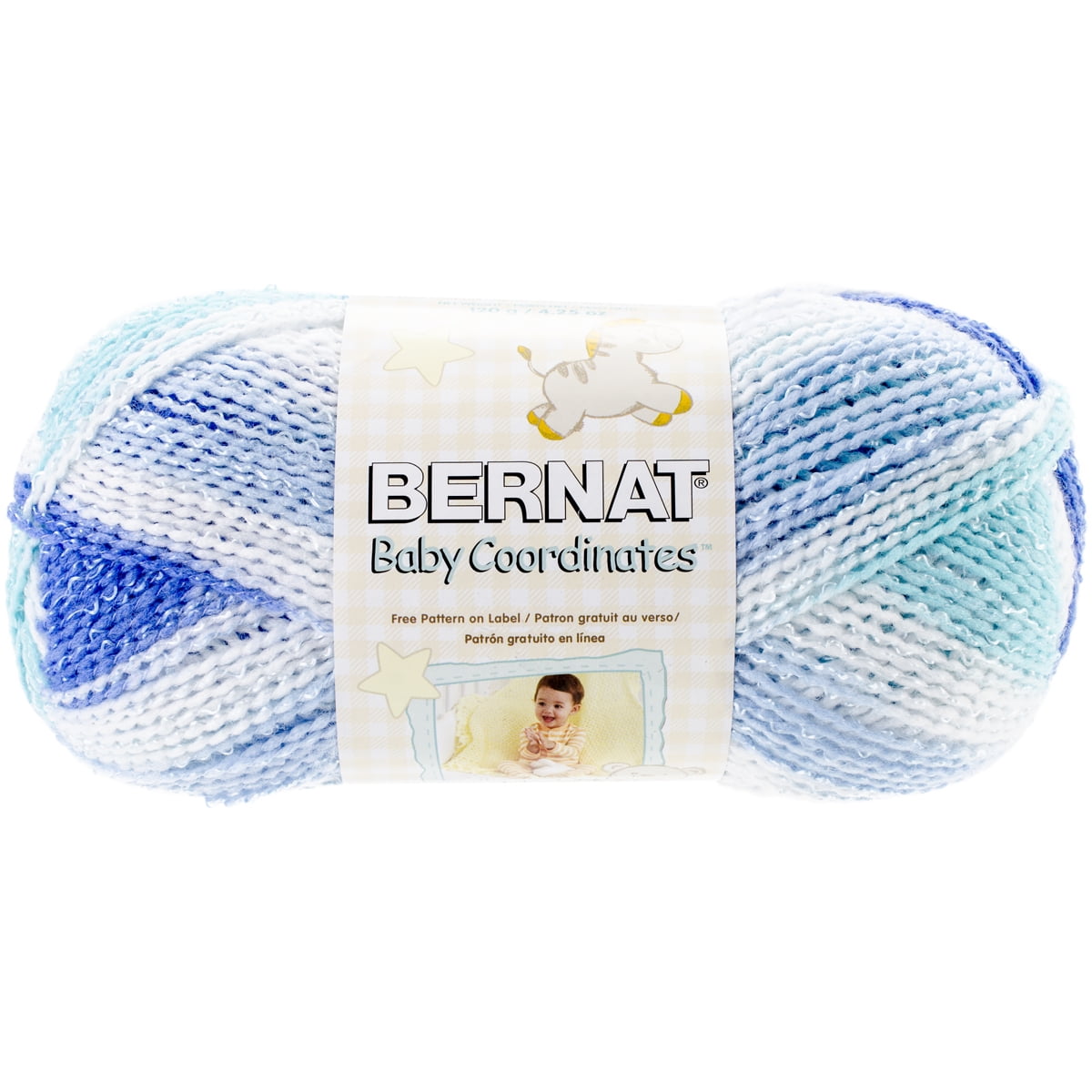 Baby Coordinates Yarn OmbresBuddy Blue, Pk 3, Bernat