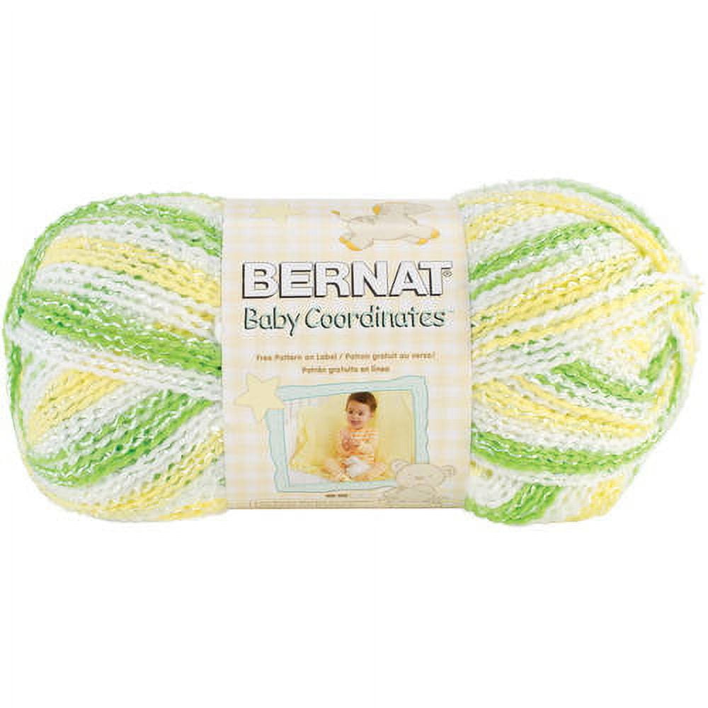 Baby Coordinates Yarn OmbresLemon Lime, Pk 3, Bernat