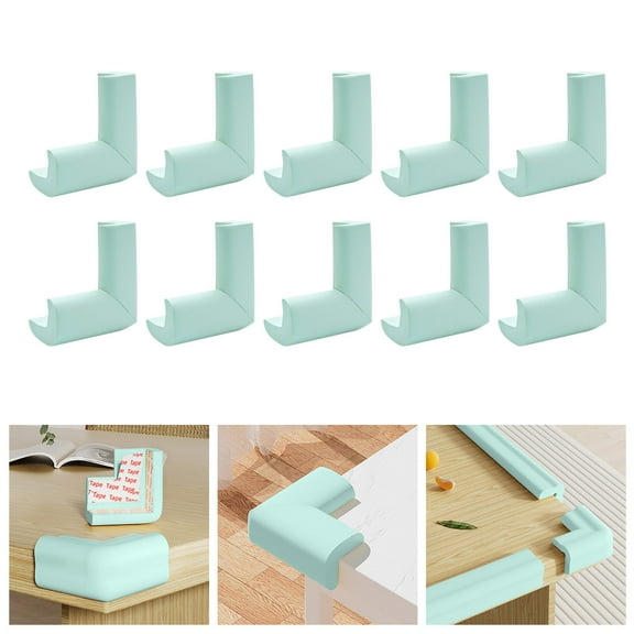 Baby Corner Protectors L Shaped Thickened Edge Guards 10 Pack For Furniture Tables Counters Shelves Wall Bed Cabinets Cushioning