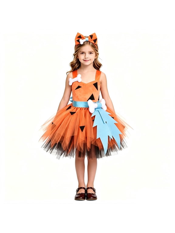 Baby Costume Caveman Cavegirl Stone Age Outfit for Girl Boy Halloween Cosplay Dress Up