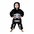 thumbnail image 1 of Baby for Boys Hooded Jumpsuit Skeleton Girls Dress up Clothes Kids Halloween 9-12 Months, 1 of 5