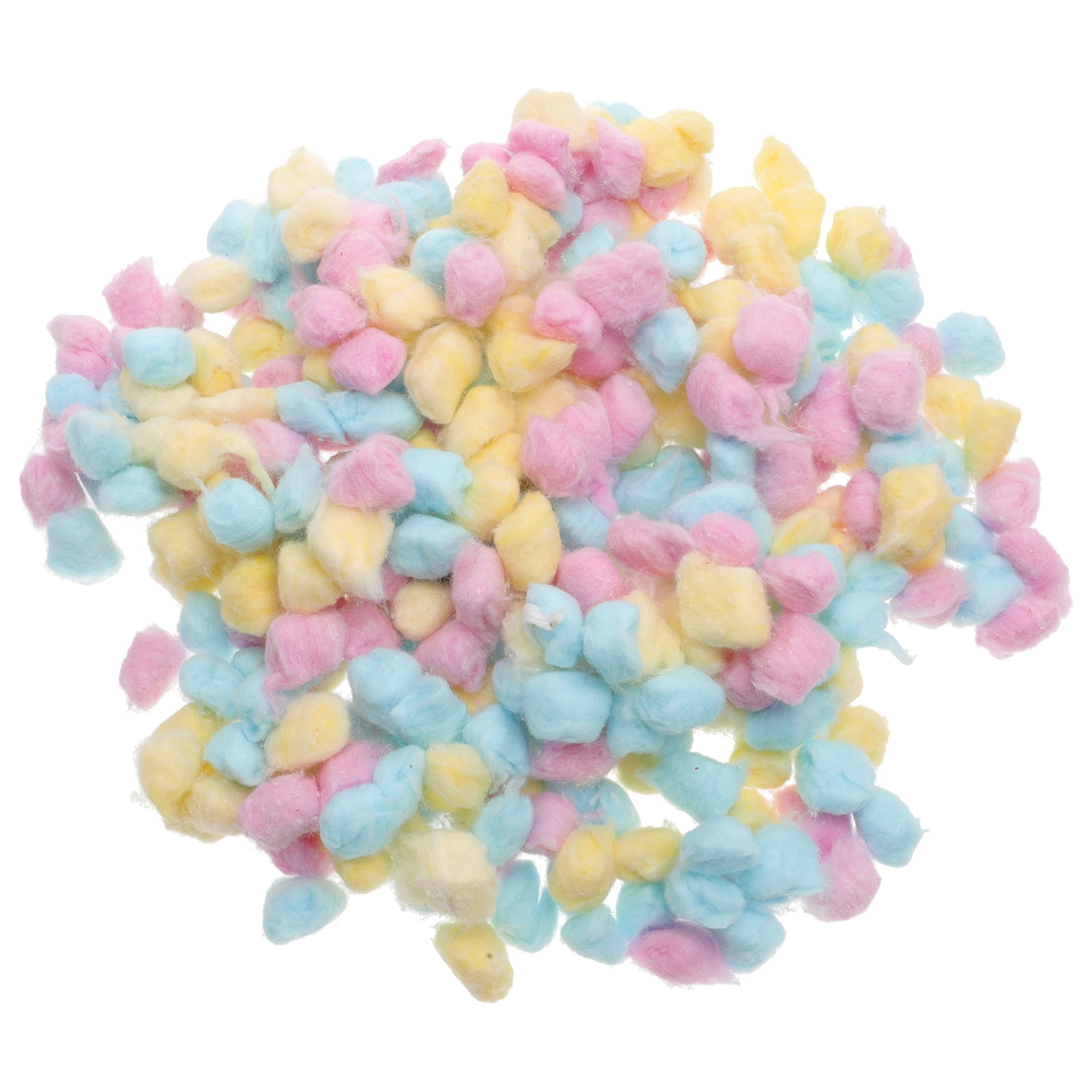 Baby Cotton Ball Pink Yellow and Blue Face Wash Balls for Makeup