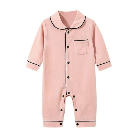 Baby Cotton Bodysuits Baby Girls Long-Sleeve Bodysuit Girl Sleeper Boy Clothes 0-2 Months Boy Pajamas