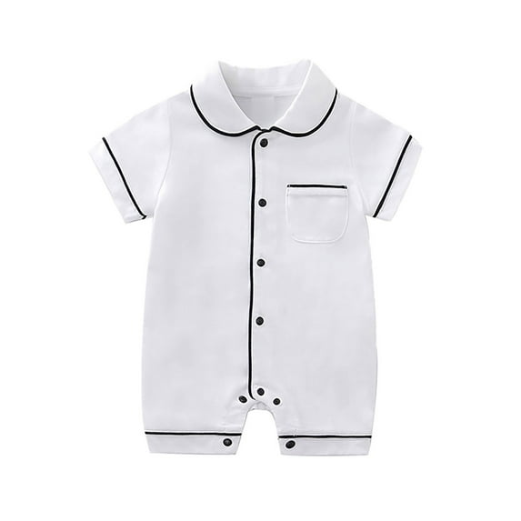 Baby Cotton Bodysuits Baby Girls' Long Sleeve Onesie Bodysuits Kids Pajamas Boys Preemie Clothes Girl 12-18 Months Baby Girl Pajamas