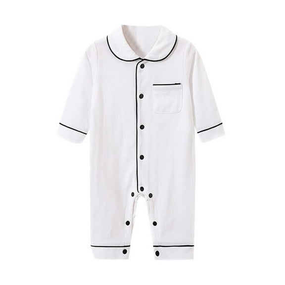 Baby Cotton Bodysuits Baby Girls' Long Sleeve Onesie Bodysuits Girl Sleeper Baby Clothes For Girls 2-3 Months Pajamas Boys