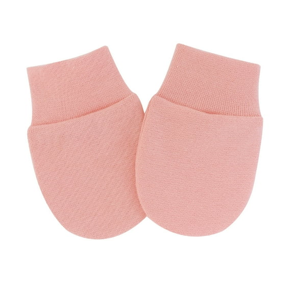 Baby Cotton Mittens 0-6 Months - Scratch-Free Newborn Winter Hand Protectors (Soft & Safe) Under 1$, Yubnlvae for 06 Baby Toddler No Scratch Mittens Gloves , Pink, One Size