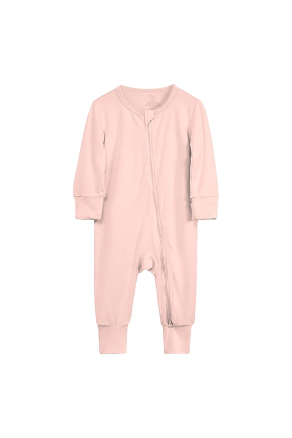 Baby Cotton Rompers Footless Pajamas Zipper Long Sleeve Sleeper Jumpsuit Summer Clothes