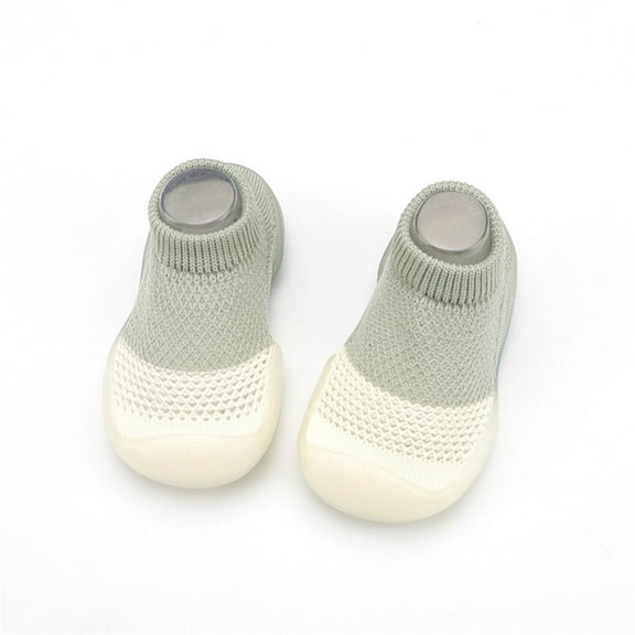 Baby Cotton Shoes Non Floor Slipper Soft Sole on Sneakers Walking Shoes for Baby Girls Boys 6-12 Months