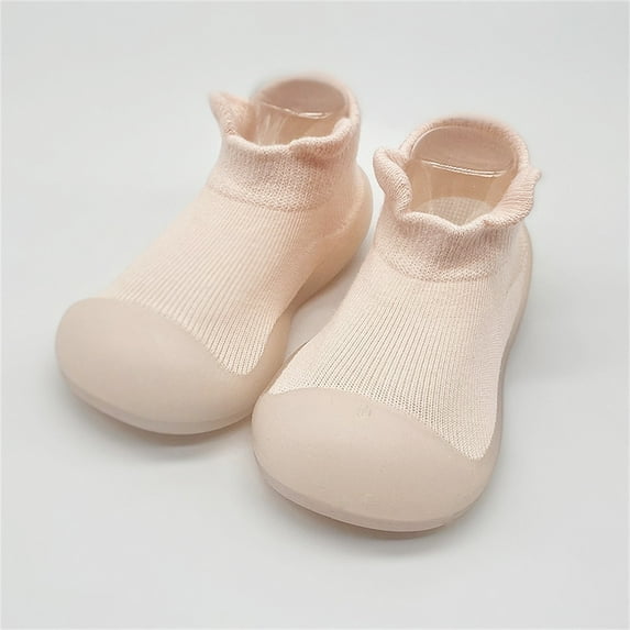 Baby Cotton Sock Shoes Non- Breathable Slippers Winter Sneaker Baby Walking Shoes for Baby 12-18 Months