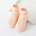 thumbnail image 1 of Baby Cotton Sock Shoes Non Floor Slipper Soft Sole on Sneakers Boys Girls Walking Socks Shoes for Toddler Girls Boys 12-18 Months, 1 of 3