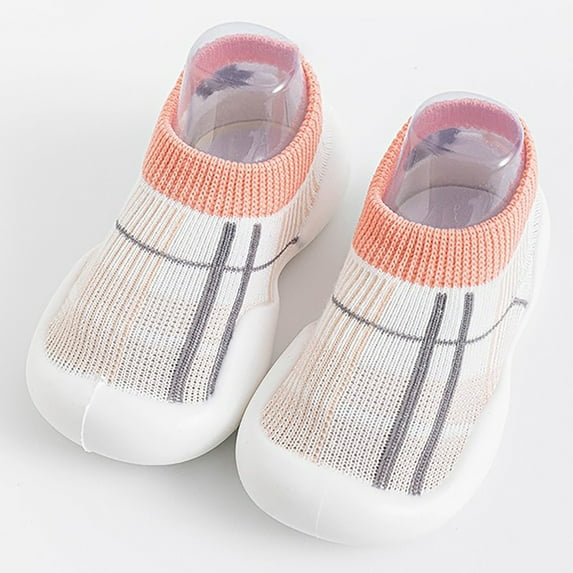 Baby Cotton Sock Shoes Non Floor Soft Rubber Sole Sneakers Boys Girls Walking Socks Shoes for 4
