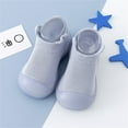 thumbnail image 1 of Baby Cotton Sock Shoes Non Skid Indoor Slipper Sock Shoes Toddler Walking Shoes for Baby Girls Boys 12-18 Months, 1 of 3