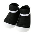 thumbnail image 1 of Baby Cotton Sock Shoes Non Skid Indoor Slipper on Sneakers Walking Shoes for 12-18 Months, 1 of 5
