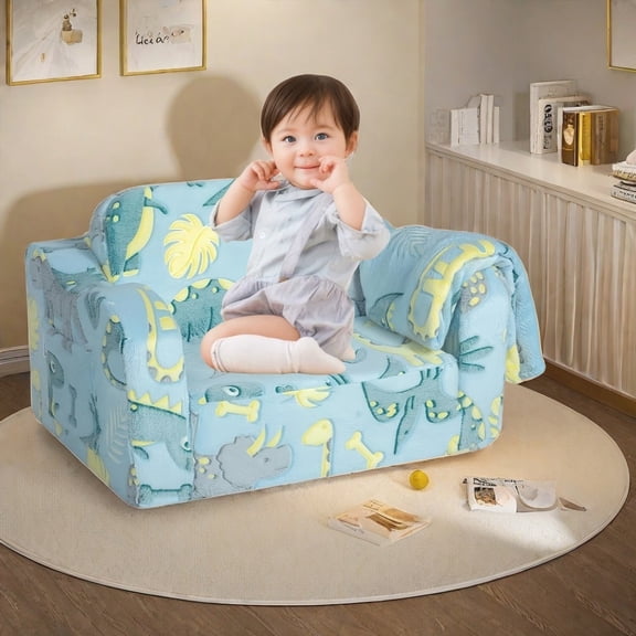 Comfortable Foam Playroom Couch - Modern Style, 85×80×75cm for Living Room