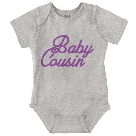 Baby Cousin in the Oven Cute Family Romper Boys or Girls Infant Baby Brisco Brands 12M