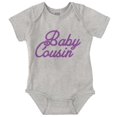 thumbnail image 1 of Baby Cousin in the Oven Cute Family Romper Boys or Girls Infant Baby Brisco Brands 18M, 1 of 6