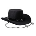 thumbnail image 1 of Baby Cowboy Hat, Cowgirl Hats Black , Toddler, Kids Party Cowboy Hats Cowboy Hats for Kids - 20” Circumference – One Size Fits Mos, 1 of 6