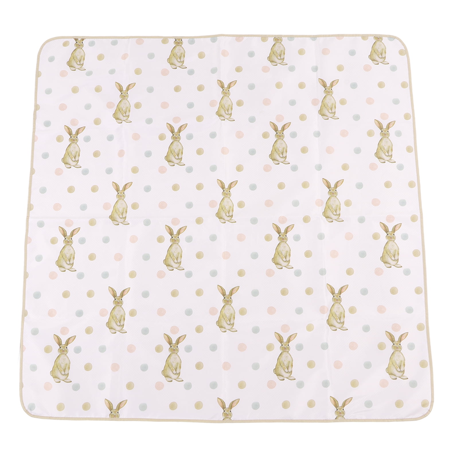 Baby Crawling Play Mat Prevent Slipping Waterproof Cute Animal Pattern High Chair Floor Mat