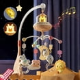thumbnail image 1 of Baby Crib Mobile, Baby Mobile for Crib with Music and Lights Remote Control, Hanging Rotating Animals Rattles, Baby Crib Toys for Girls Toddler, 1 of 8
