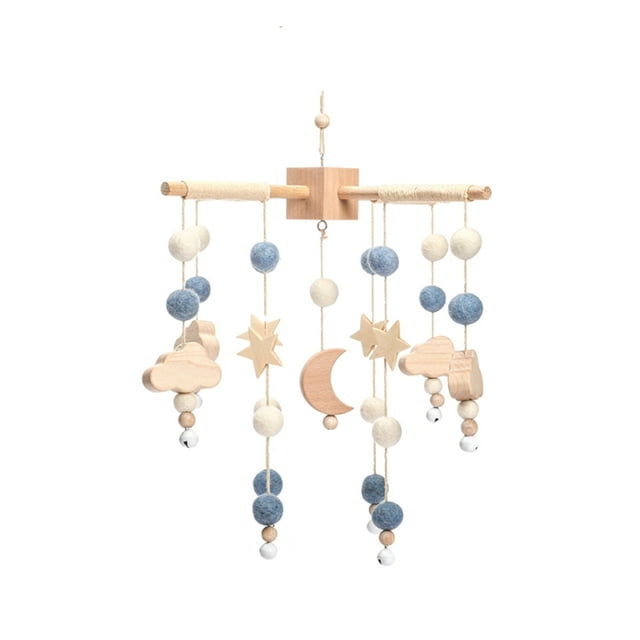 Baby Crib Mobile - HBM Blue Moon Baby Mobile Nursery Mobile Bed Bell with Music