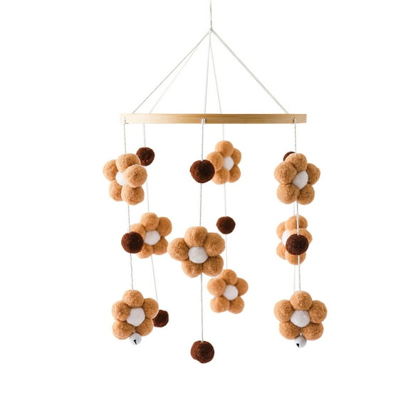 Baby Crib Mobile for Nursery Soothing Hanging Mobile with Secure Attachment Encourages Listening and Visual Development for