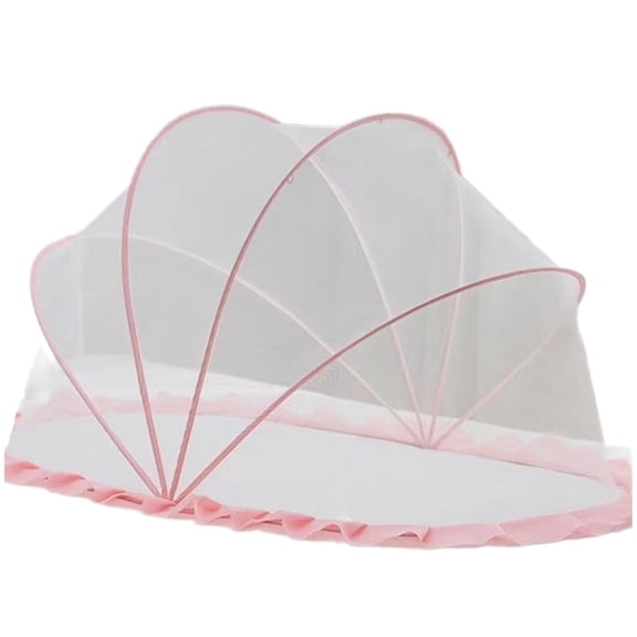 Baby Cribs Netting Polyester Easy Installation Folding Mosquitoes Canopys Netting Foldable Baby Bed Mosquitoes Tent