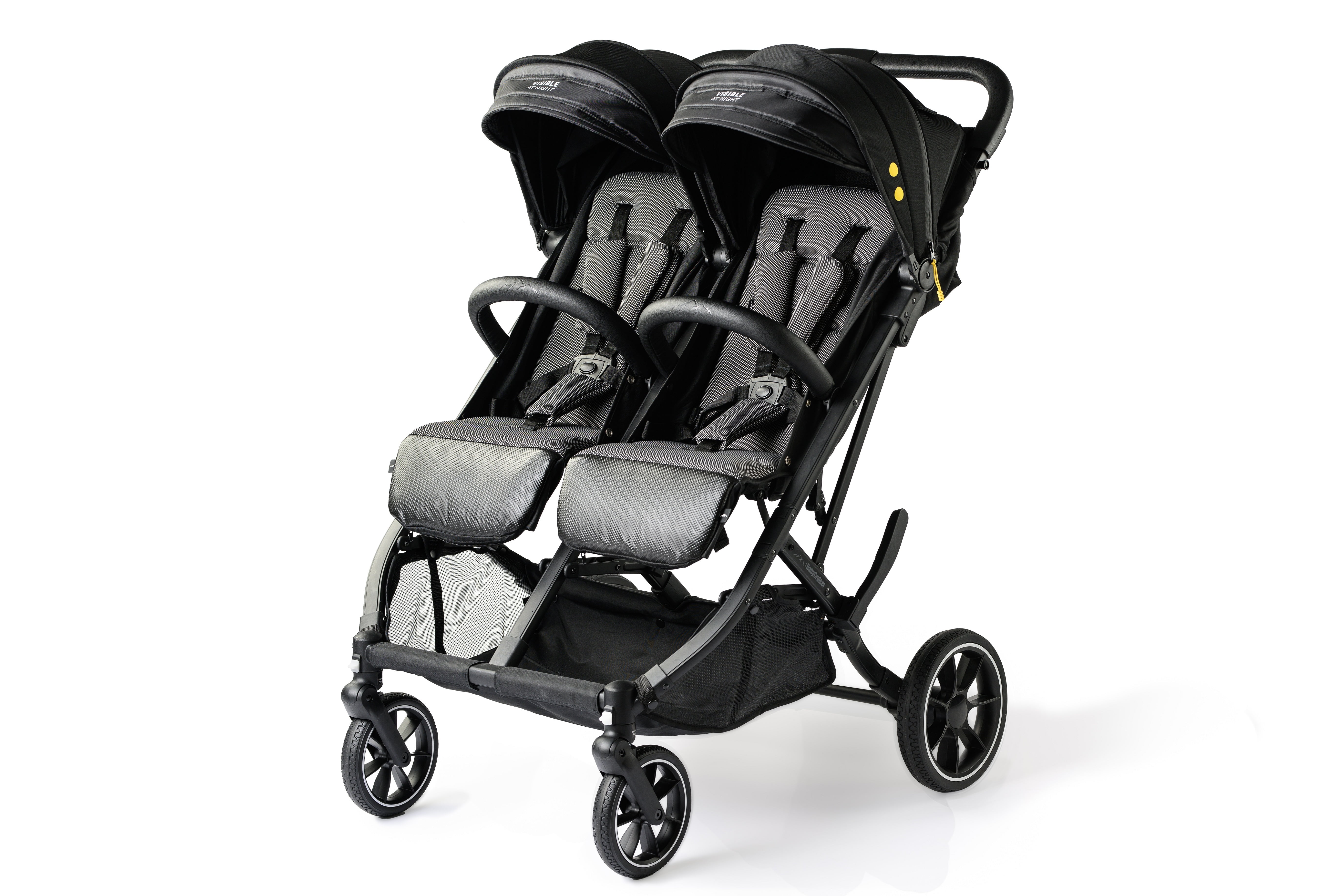 Baby Cruiser Double Stroller Side by Side Up to 48.5 lbs per seat